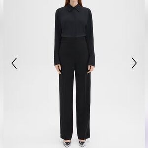 Theory black trousers, NWT